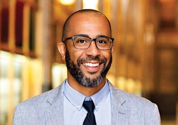 Eric Davis smiling at the camera