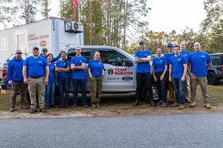 People posing for a photo