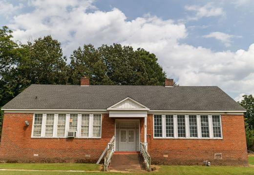 Stanton Community Center brick building, front