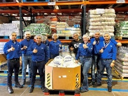 People posing for a photo