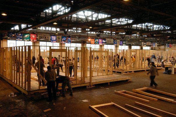 a construction workshop