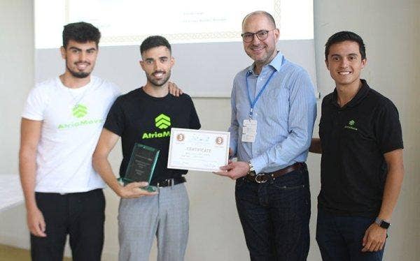 Group of people taking a photo