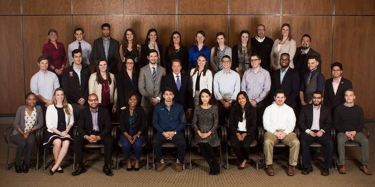 2017 Fellows group of people posing