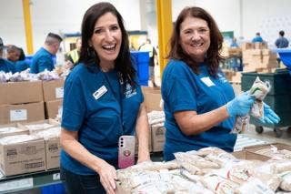 2 Ford volunteers posing